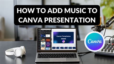 Can you add music to a Canva presentation? And what if the music could paint the slides?