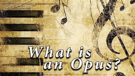 what is an opus in music